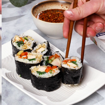 Korean BBQ-Style Chicken Kimbap Recipe