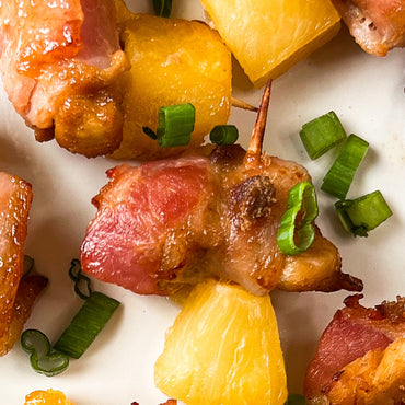 Bacon Wrapped Teriyaki Chicken Bites
