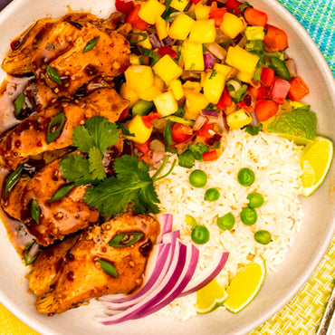 Jamaican Jerk Chicken with Mango Salsa