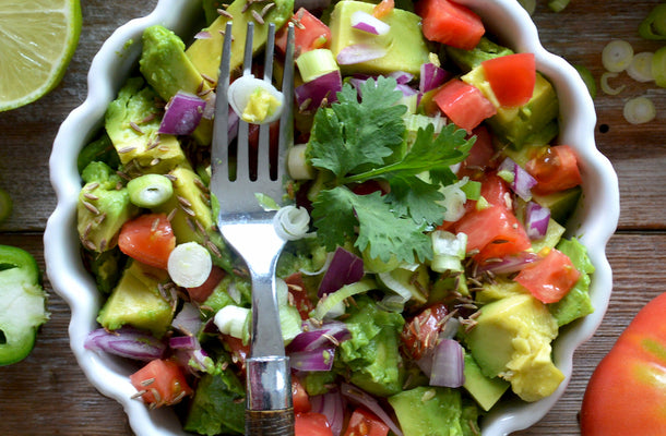 a plate of keto-friendly food